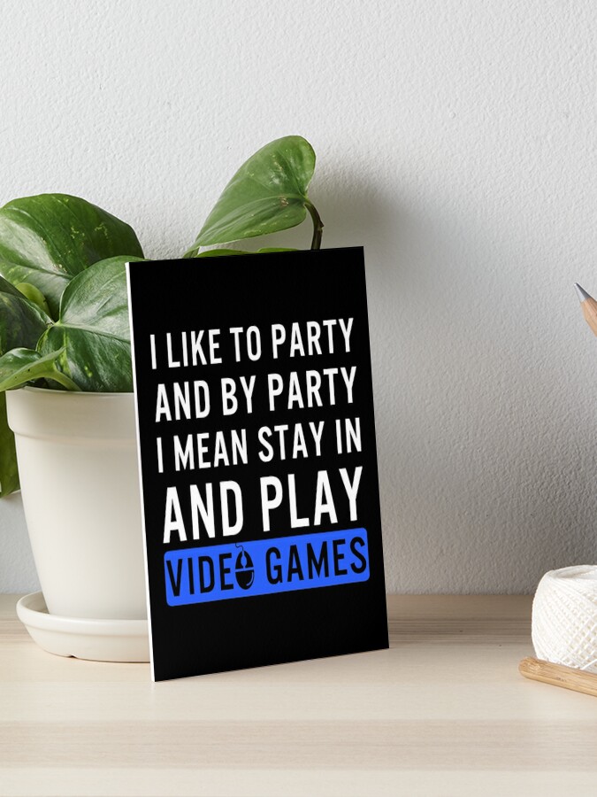 Study Hard Play Harder - Video Games Hardcover Journal for Sale by drakouv