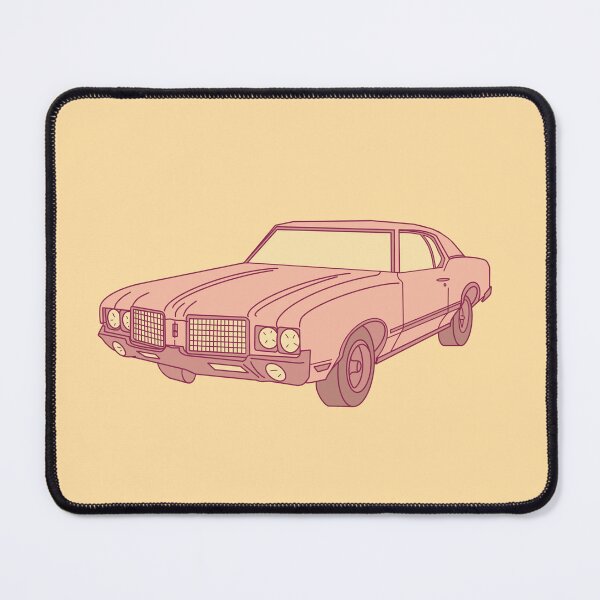 Item preview, 1972 oldsmobile cutlass - neon tangerine designed and sold by rosecolashop.