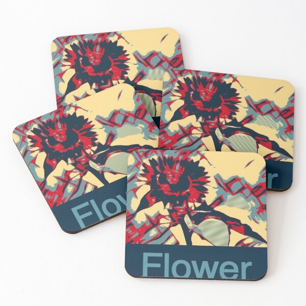 Item preview, sunflower obama poster style designed and sold by kattilako.