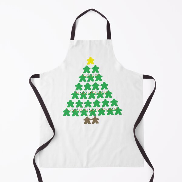 Item preview, Christmas Tree Meeples with Lights Tabletop White Background designed and sold by JEL-Designs.