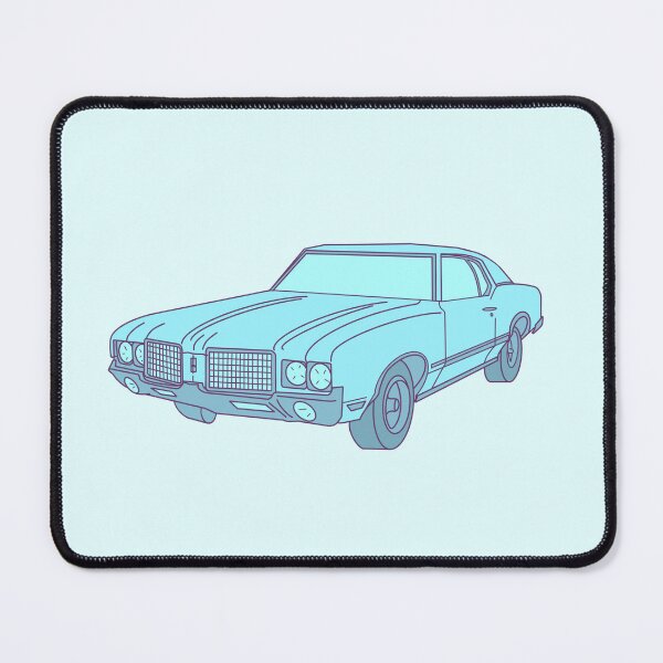 Item preview, 1972 oldsmobile cutlass - sky blue designed and sold by rosecolashop.