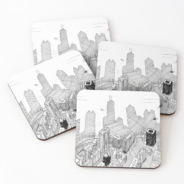 Item preview, Chicago Skyline over Lake Michigan designed and sold by Color Chicago.