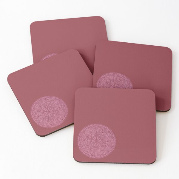Item preview, Flower of Life Color Palette Mandalas : 03 - Tuscan Red designed and sold by SonoSonoStudio.
