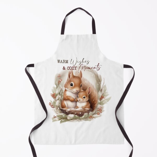 Item preview, christmas squirrel warm wishes cozy moments designed and sold by LGMmugsdesign.