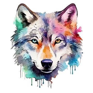 Artwork thumbnail, Chromatic Howl by RokansDesign