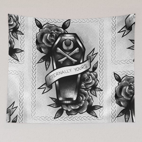 Item preview, eternally yours (grayscale) designed and sold by Rumcherry Art.