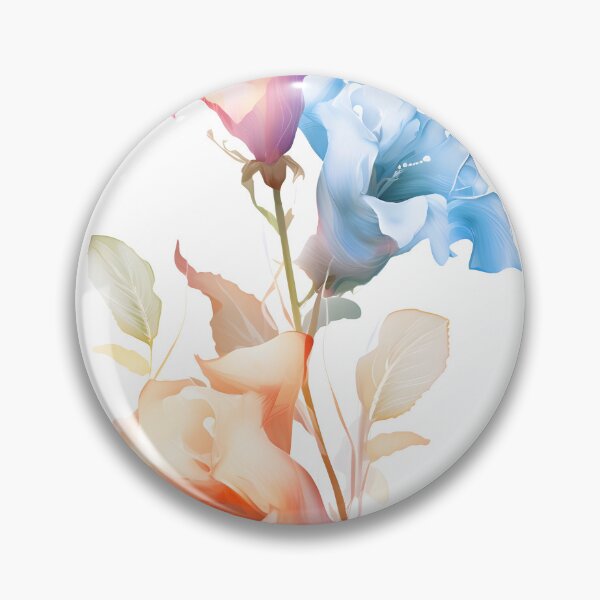 Item preview, Trumpet Floral Flower Watercolor designed and sold by Bomba Visual.