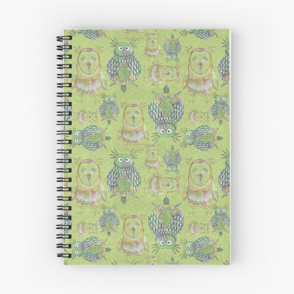 Item preview, Owl Be Right Birds - Moss green [5] designed and sold by Carina Parry Studios.