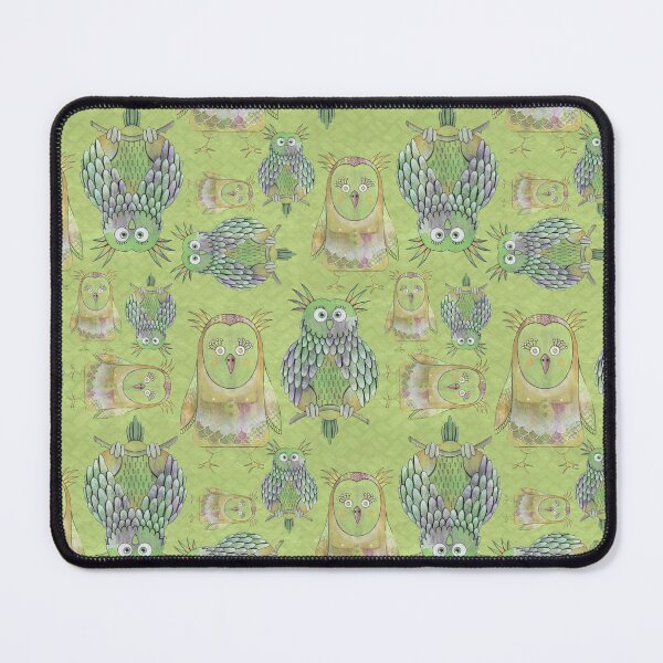 Item preview, Owl Be Right Birds - Moss green [5] designed and sold by Carina Parry Studios.
