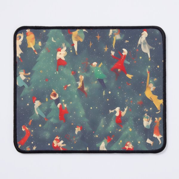 Item preview, Holiday Abstract Dancing Around The Christmas Tree designed and sold by PlanetMarker.