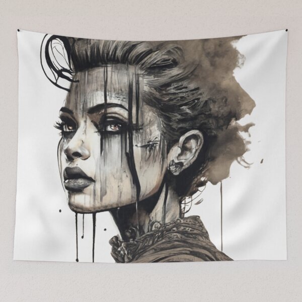Item preview, Gritty Graphite Girl designed and sold by McCallnWaldo.