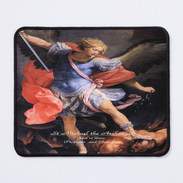 Item preview, Saint Michael the Archangel Quis ut Deus designed and sold by LitanyLane.