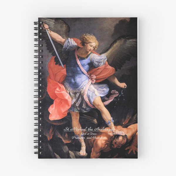 Item preview, Saint Michael the Archangel Quis ut Deus designed and sold by LitanyLane.