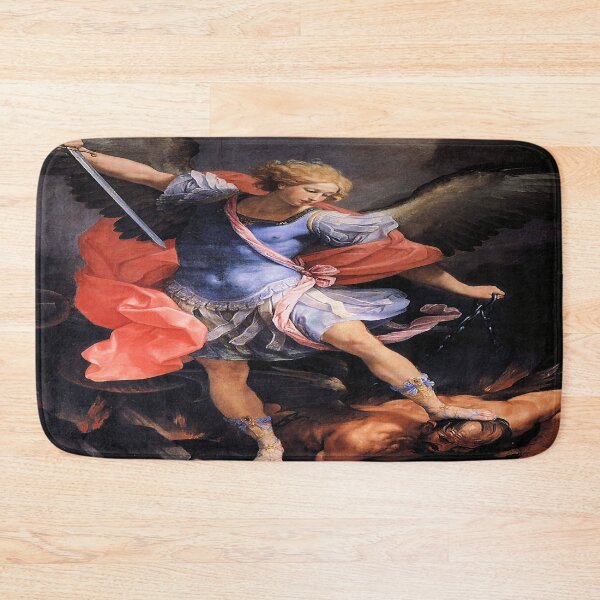 Item preview, Saint Michael the Archangel Quis ut Deus designed and sold by LitanyLane.