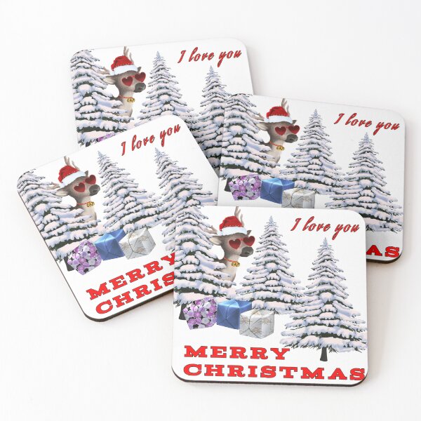 Item preview, Reindeer in the forest...Merry Christmas, I love you designed and sold by Preisbremse.