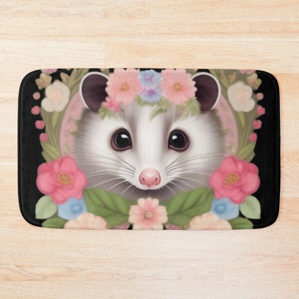 Item preview, Little possum and flowers  designed and sold by Roxburylane.