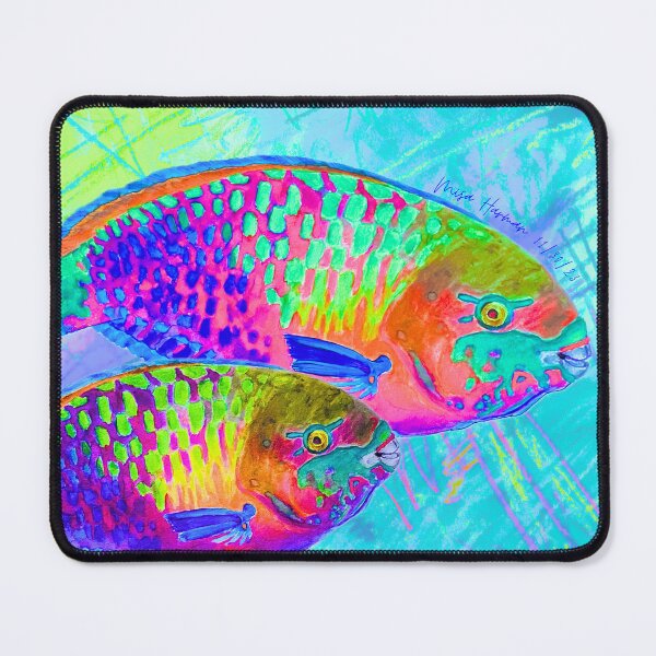 Item preview, Parrot Fish Patrol designed and sold by MisaHarman.