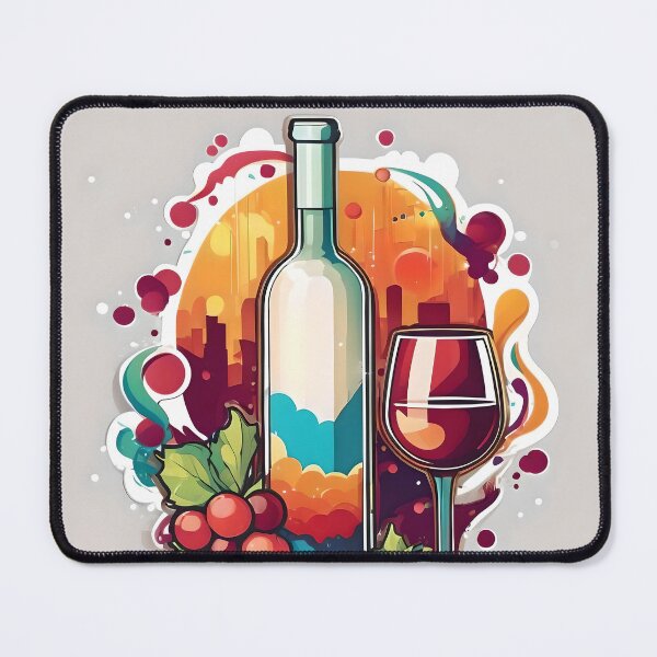 Item preview, Glass of red designed and sold by WildLadyWood.