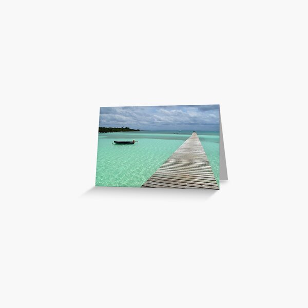 Long Dock at Cherokee Sound Greeting Card