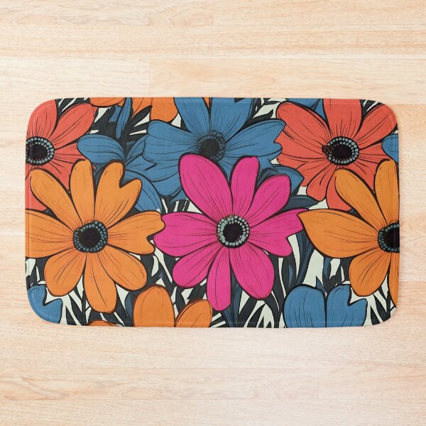 Item preview, Bloom Spectrum - Vibrant Floral Pattern designed and sold by inkArtistryfine.