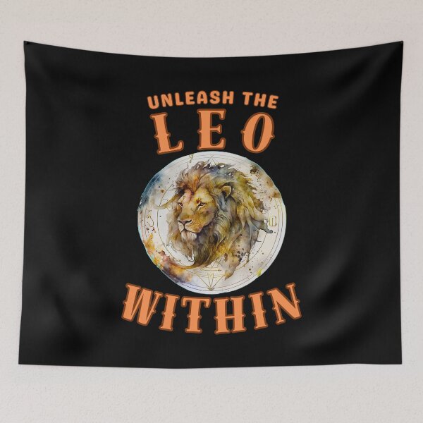 Item preview, Unleash The Leo Within. leo quote designed and sold by ZodiacWonders.