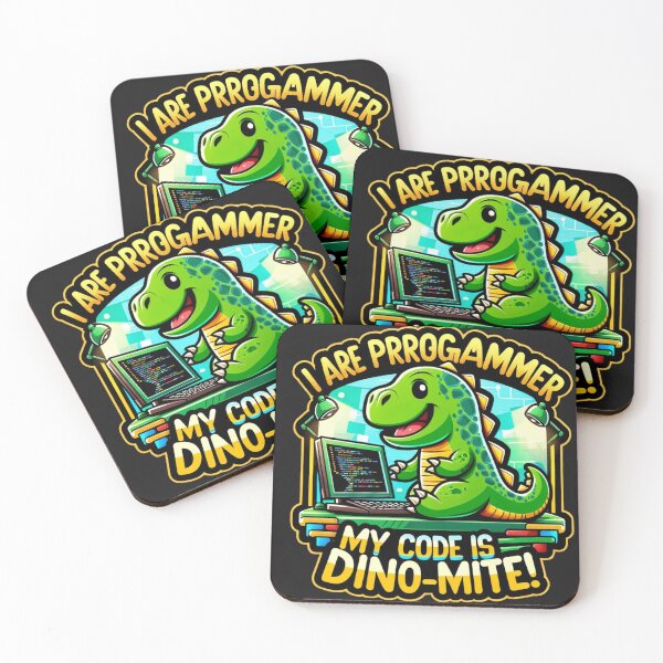 Item preview, I are programmer dinosaur  designed and sold by CoussaZau.
