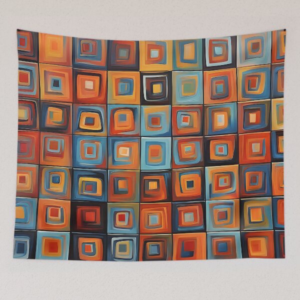 Item preview, Square Pattern Art designed and sold by MotleyPlay.