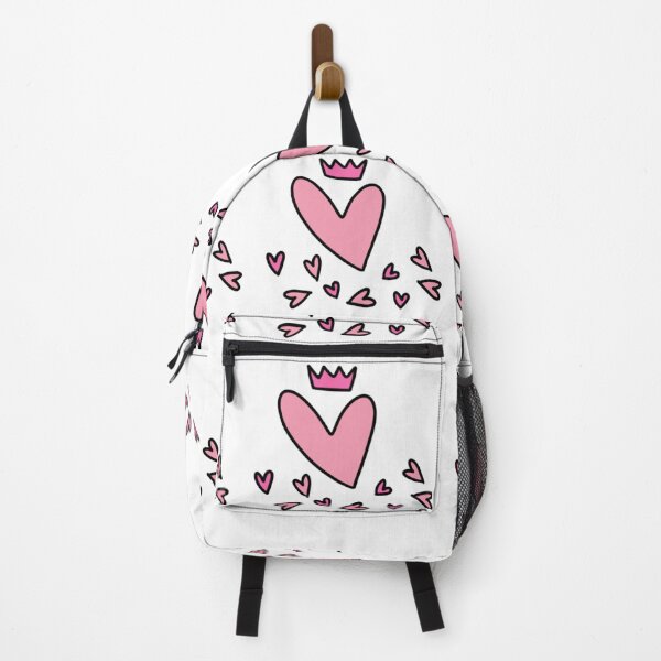 Item preview, Pink hearts with crown designed and sold by Horizonie.