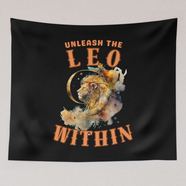 Item preview, Unleash The Leo Within. leo august designed and sold by ZodiacWonders.