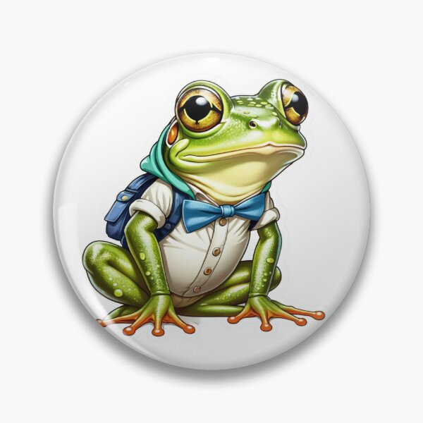 Item preview, The Student Frog With Backpack #1 designed and sold by Mr. Gattax.
