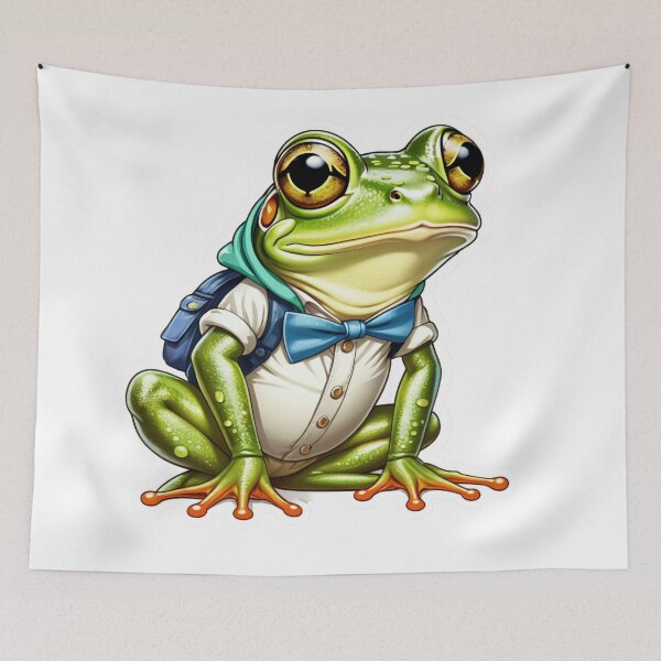 Item preview, The Student Frog With Backpack #1 designed and sold by Mr. Gattax.