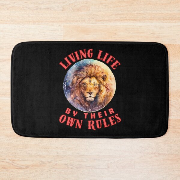 Item preview, Living Life By Their Own Rules. leo astrology designed and sold by ZodiacWonders.