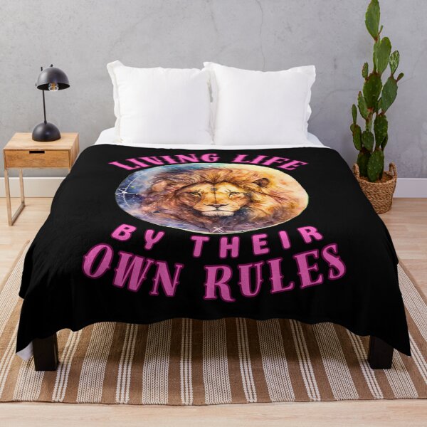 Item preview, Living Life By Their Own Rules. leo horoscope designed and sold by ZodiacWonders.