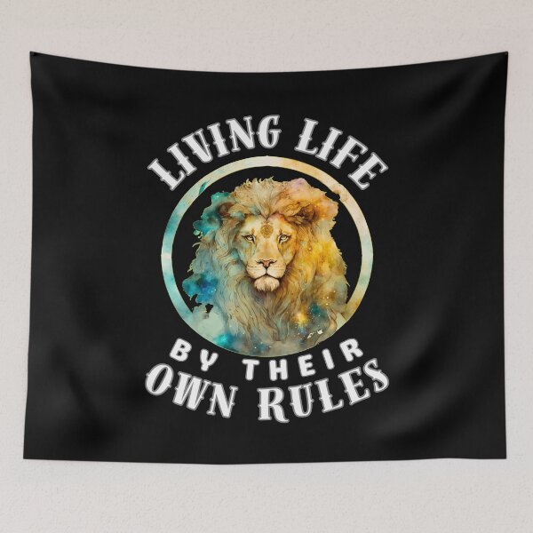 Item preview, Living Life By Their Own Rules. leo personality designed and sold by ZodiacWonders.