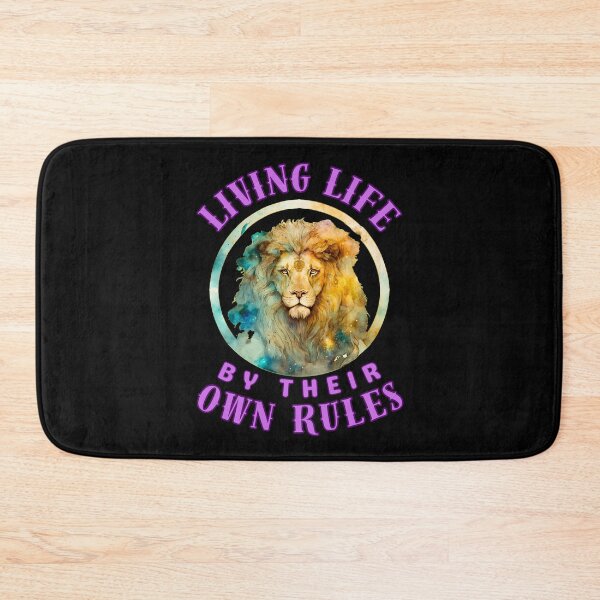 Item preview, Living Life By Their Own Rules. leo july designed and sold by ZodiacWonders.