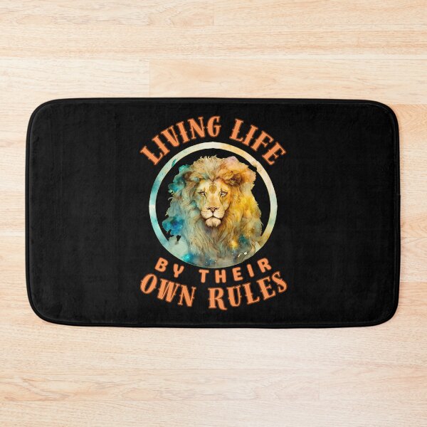 Item preview, Living Life By Their Own Rules. leo august designed and sold by ZodiacWonders.