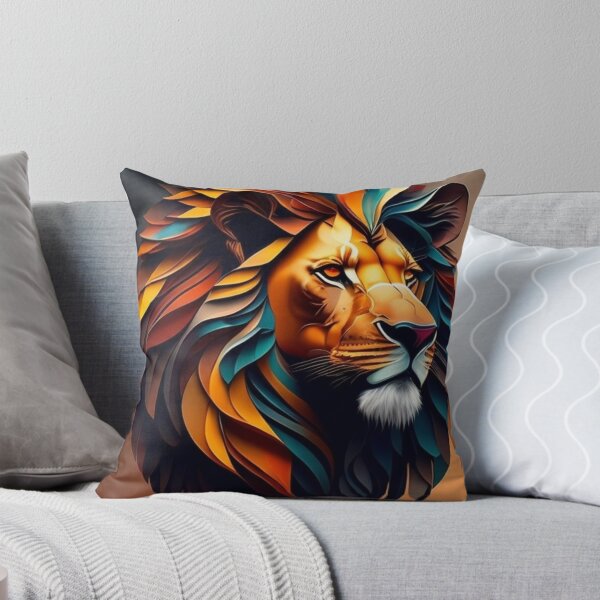 Item preview, lion leaf design t-shirt designed and sold by Aminejamoud.