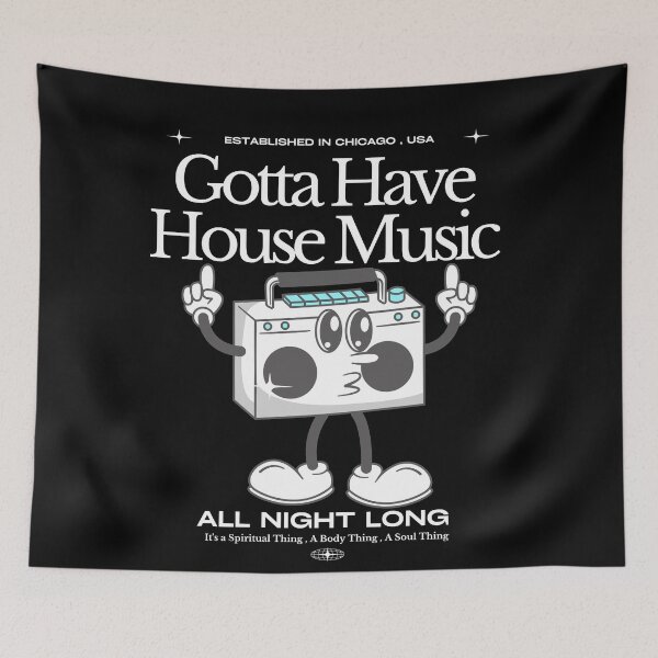 Item preview, HOUSE MUSIC  - Gotta Have (white)  designed and sold by Discothreadz.