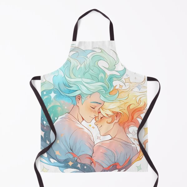 Item preview, Pastel Gay MLM Anime Romance Couple designed and sold by bubblegoth.