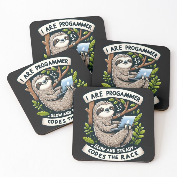 Item preview, I are programmer sloth  designed and sold by CoussaZau.