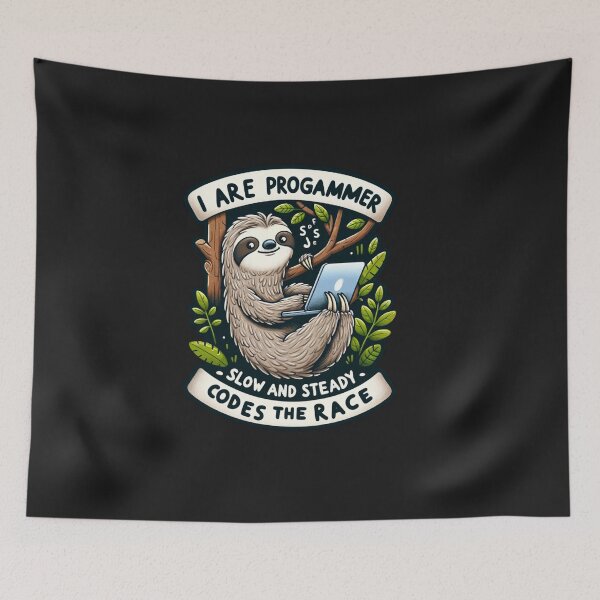 Item preview, I are programmer sloth  designed and sold by CoussaZau.