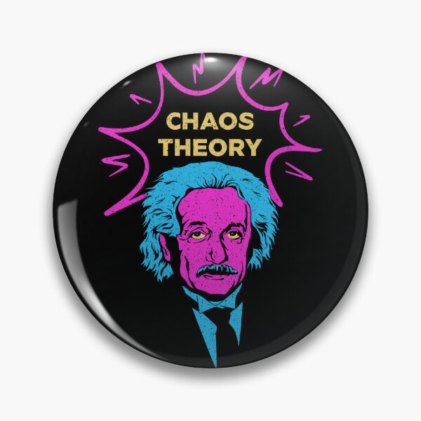 Item preview, Einstein on Chaos Theory designed and sold by CyberWindow.