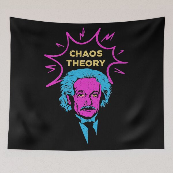 Item preview, Einstein on Chaos Theory designed and sold by CyberWindow.