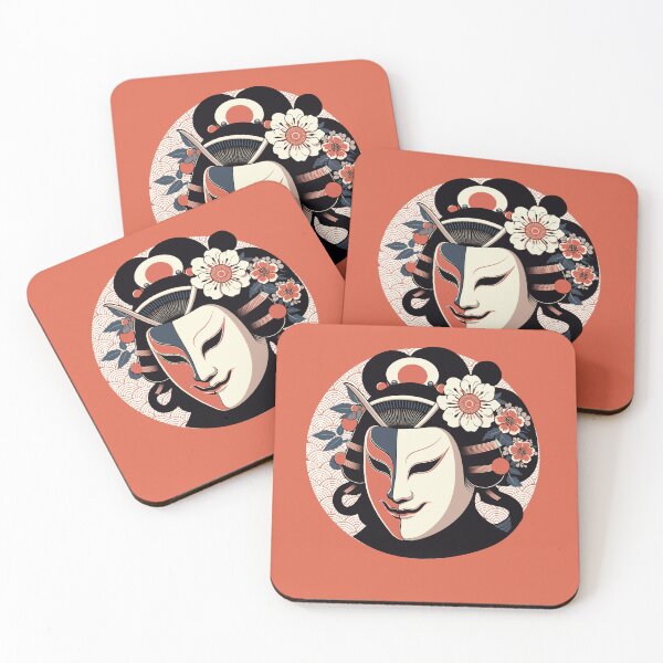 Item preview, Enigmatic Kabuki: Traditional Japanese Elegance designed and sold by kiokuso.