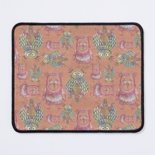 Item preview,  Owl Be Right Birds [Salmon] designed and sold by Carina Parry Studios.