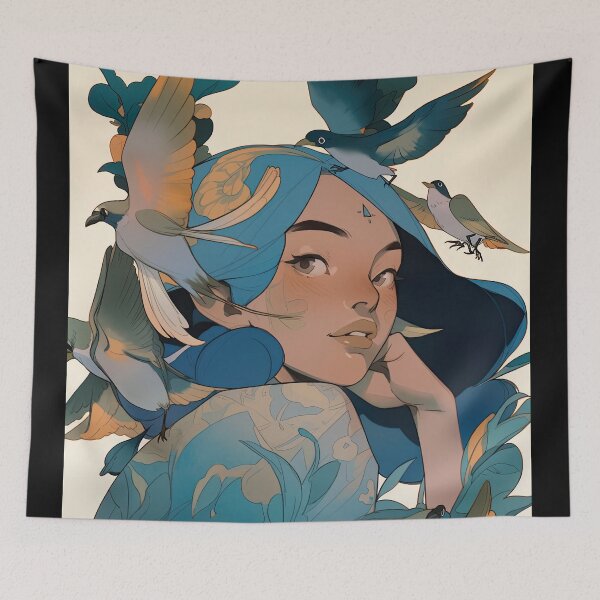 Item preview, bird love designed and sold by ururuty.