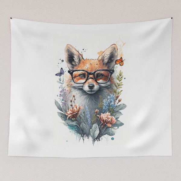 Item preview, Fox Portrait designed and sold by FoxVibes.