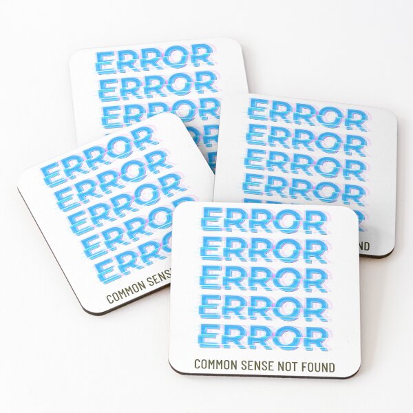 Item preview, Error common sense not found designed and sold by dgutpro87.