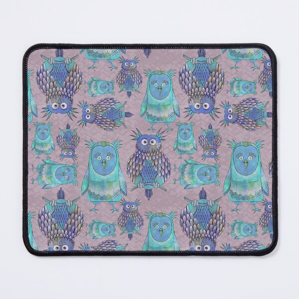 Item preview, Owl Be Right Birds [Blue] designed and sold by Carina Parry Studios.