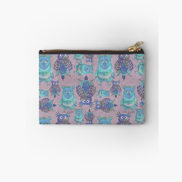Item preview, Owl Be Right Birds [Blue] designed and sold by Carina Parry Studios.